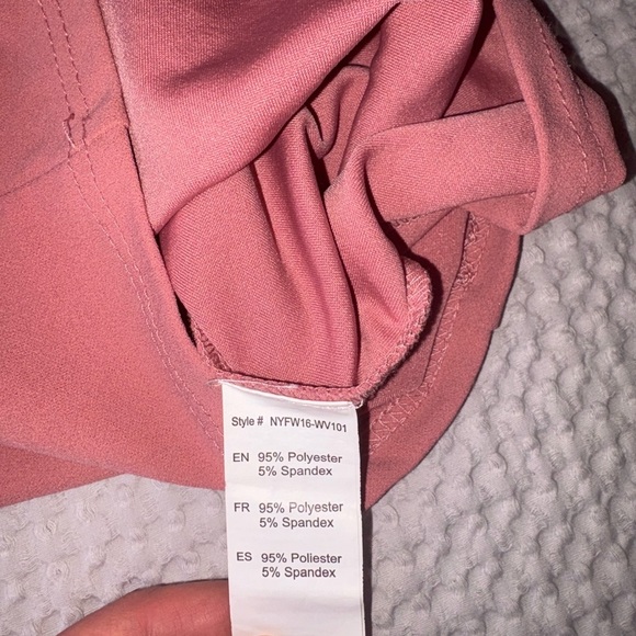 Elegant Pink Long Sleeve Dress - Picture 3 of 5